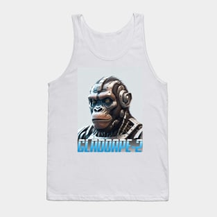 GLADOAPE 2 Robotic Space War Gladiator ape Tank Top